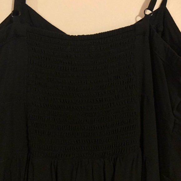 Express black summer button up dress with pockets! - Picture 4 of 5